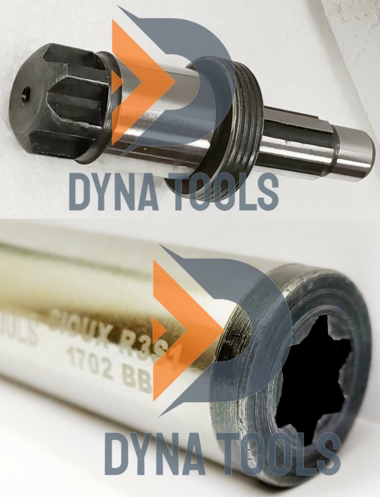2x SIOUX 1702 BB R3S1 VALVE SEAT GRINDER STONE HOLDER 11/16″ THREAD + STAR DRIVE