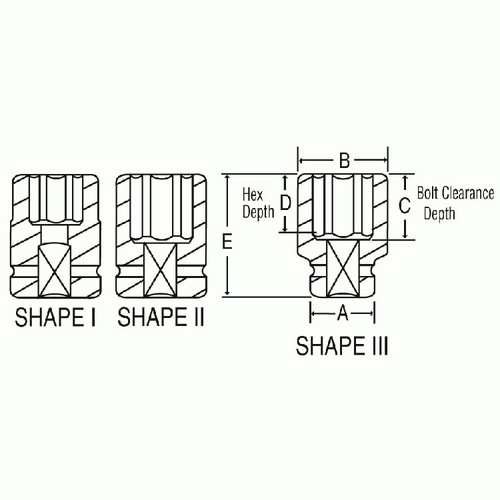 Grey Pneumatic 3046R 3/4″ Drive x 1-7/16″ Standard Length Impact Socket, 6 Point