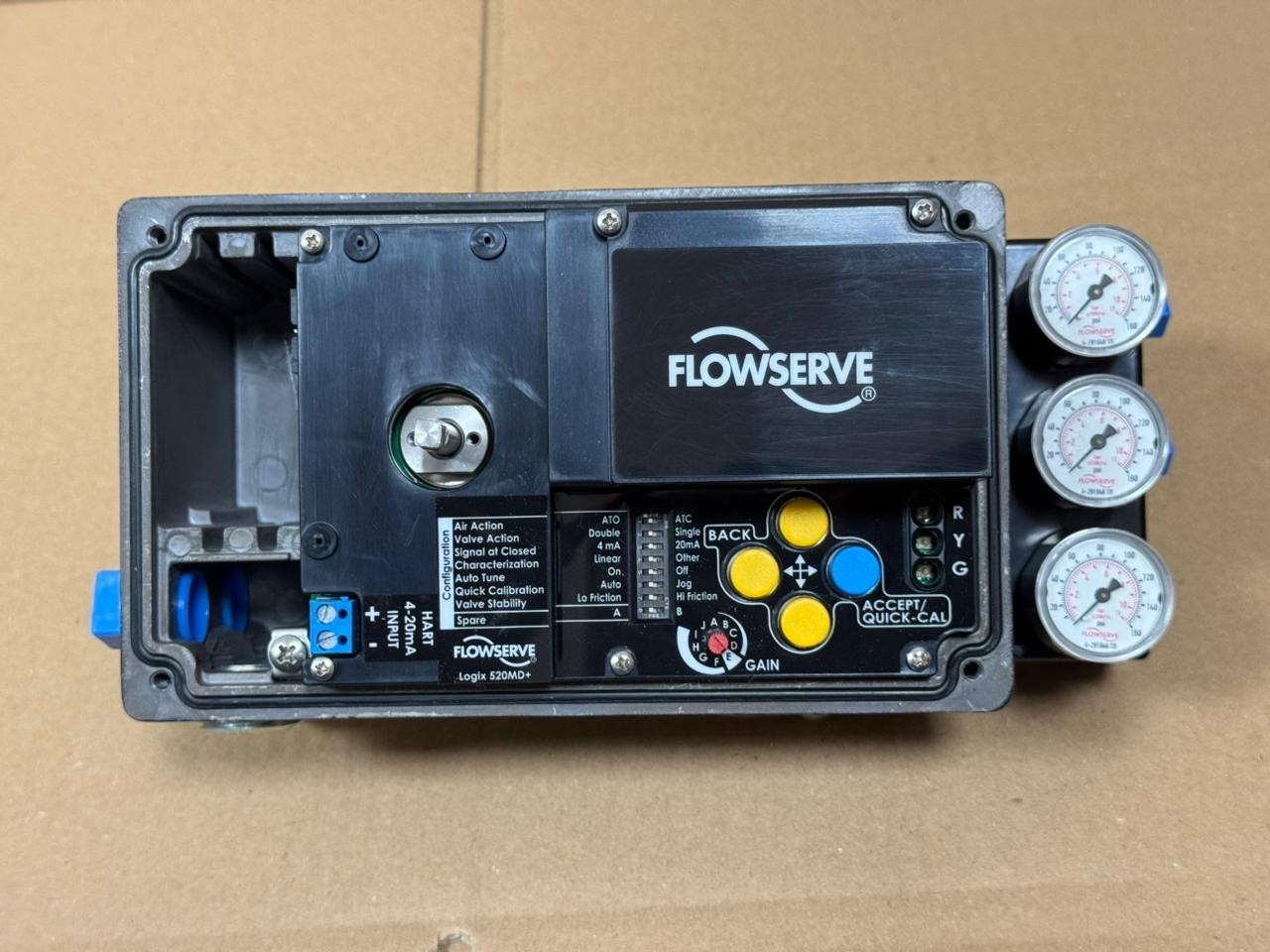 Flowserve / Logix 500MD+ / Digital Positioner / 520MD+37-W1D300-GM3-0000