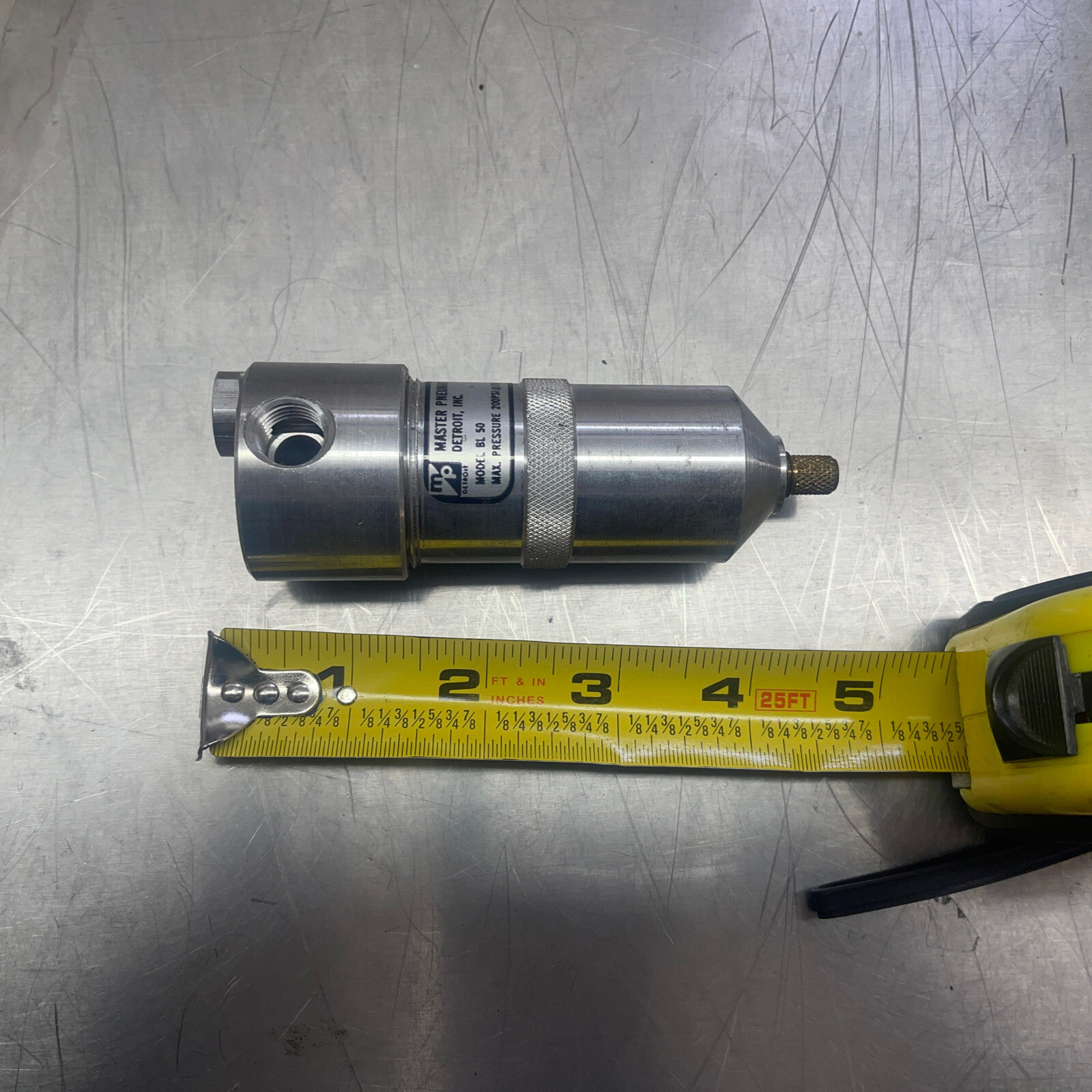 MASTER PNEUMATIC BL 50 MAX. Pressure 200PSI @ 250F