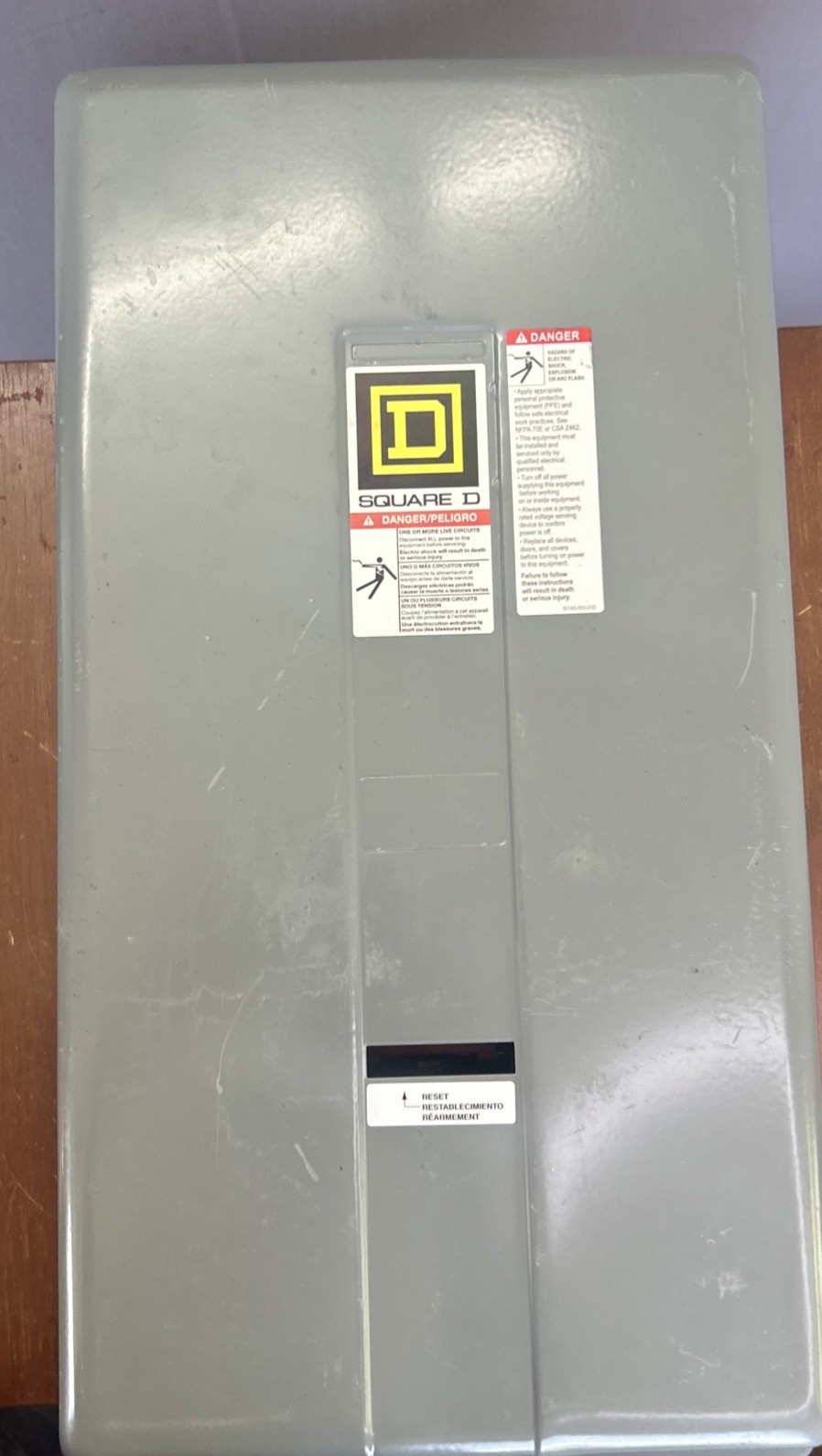 Square D 8536SEG1 NEMA Size 3 Magnetic Motor Starter 600V 50HP 3 Phase