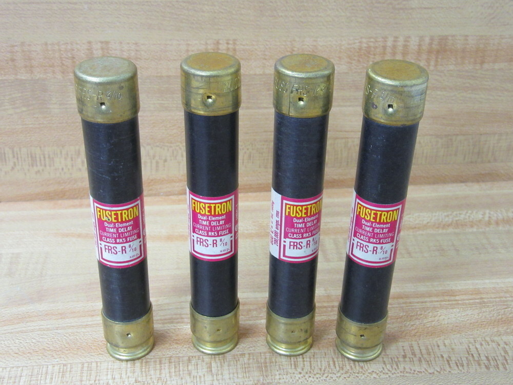 Bussmann FRS-R-8/10 Bussmann Dual-Element Fuse FRSR810 (Pack of 4)