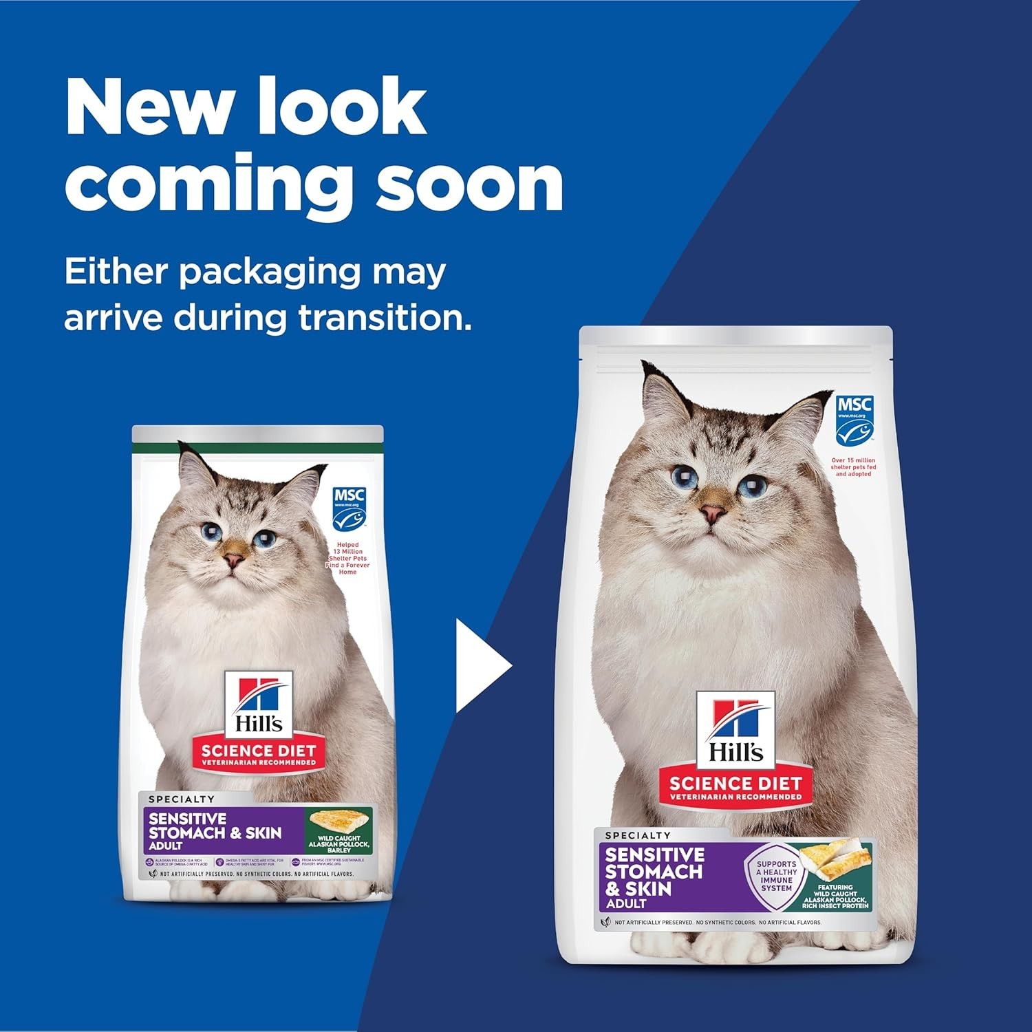 Hill’s Science Diet Sensitive Stomach Pollock Cat Food 6lb