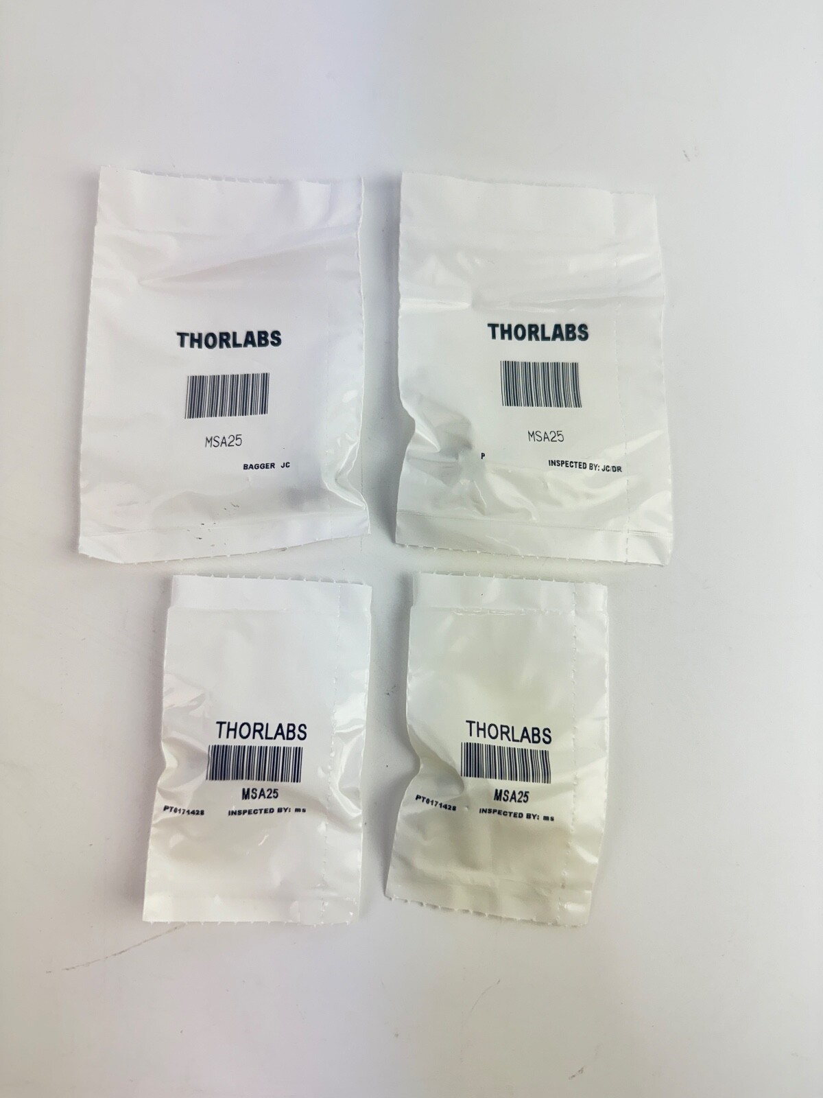 x4 Thorlabs MSA25 Mini-Series Adapter w External 1/4″-20 Threads & Internal 4-40