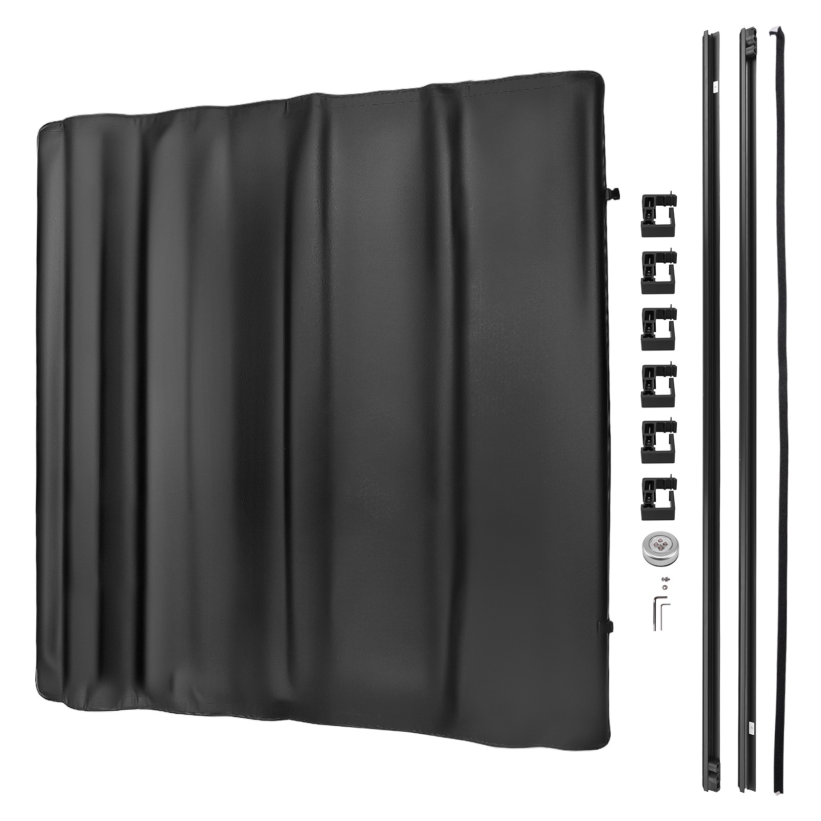 6.9FT Roll-Up Tonneau Cover fit for GMC Sierra Silverado 2500HD 3500HD 2020-2026