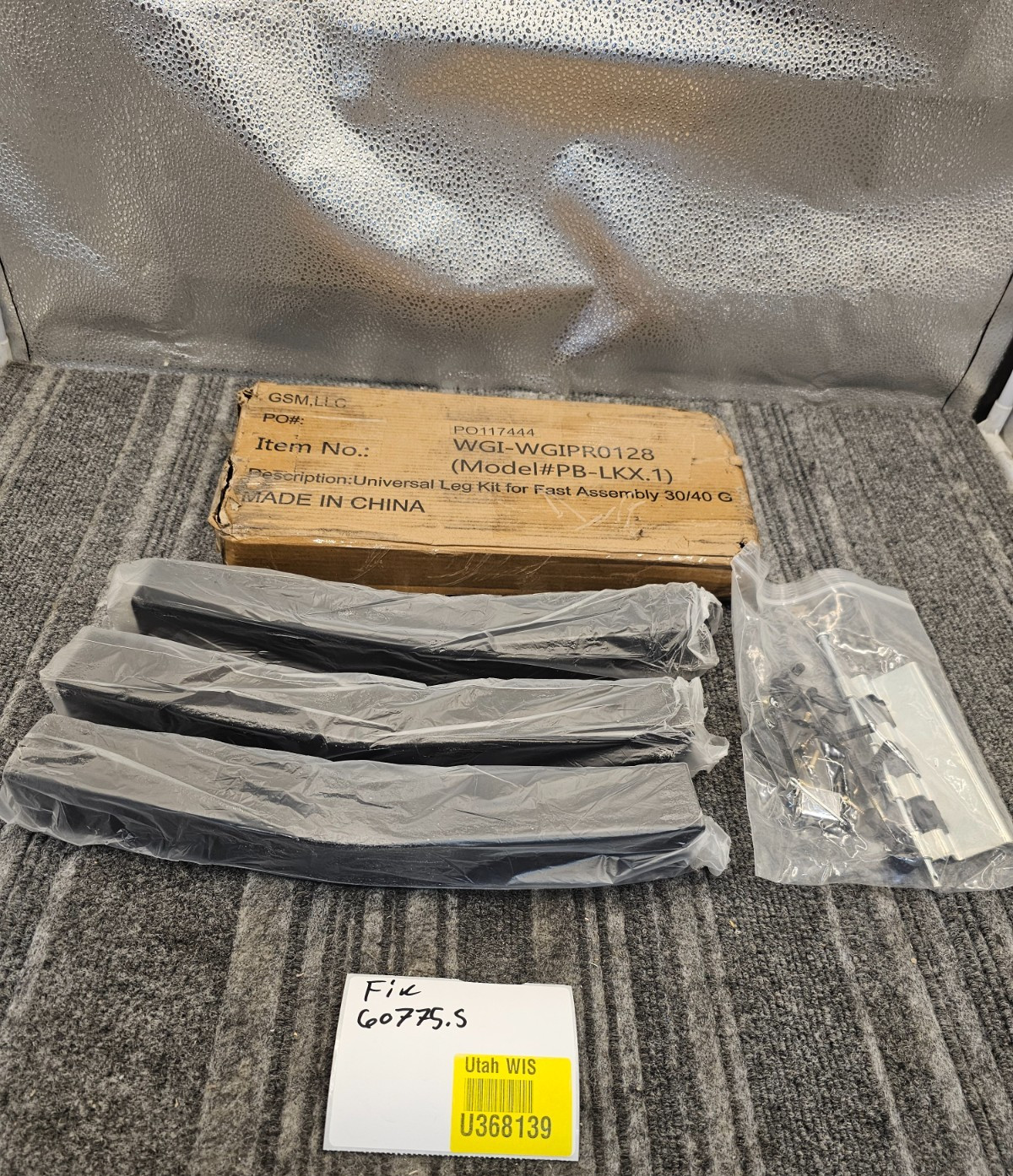 WGI-WGIPR0128 Universal Leg For Fast Assembly 30/40 G Fits WGI Innovations