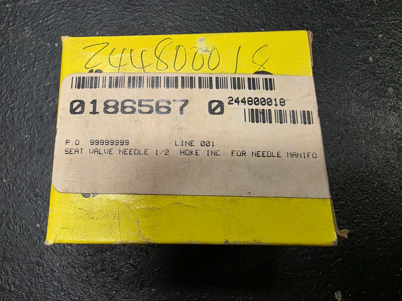 Hoke SP80539K1 Packing & Seat Kit – OEM for 1900/2700/6800/8100 Series Valve