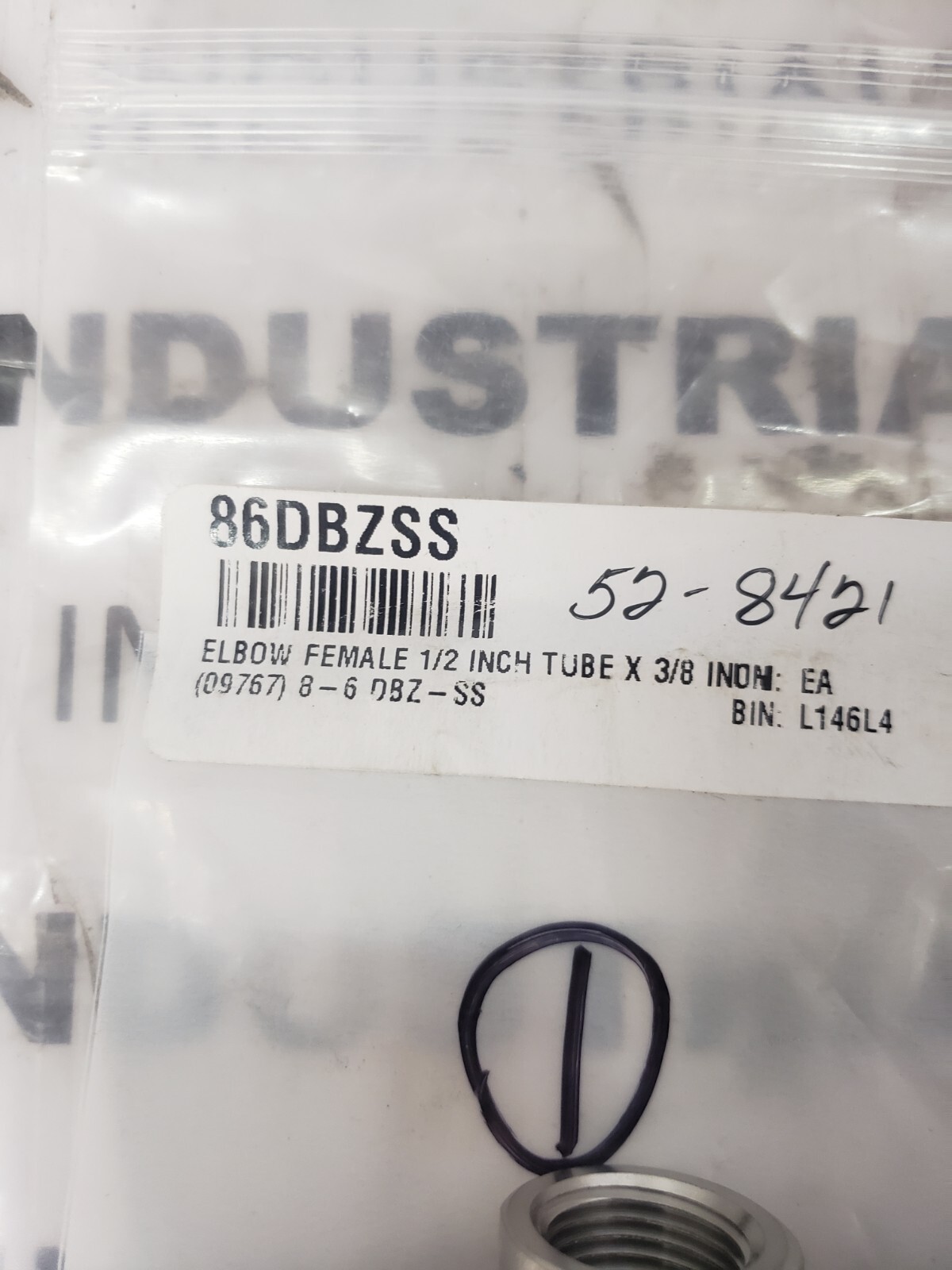 PARKER 1/2 X 3/8 FEMALE ELBOW