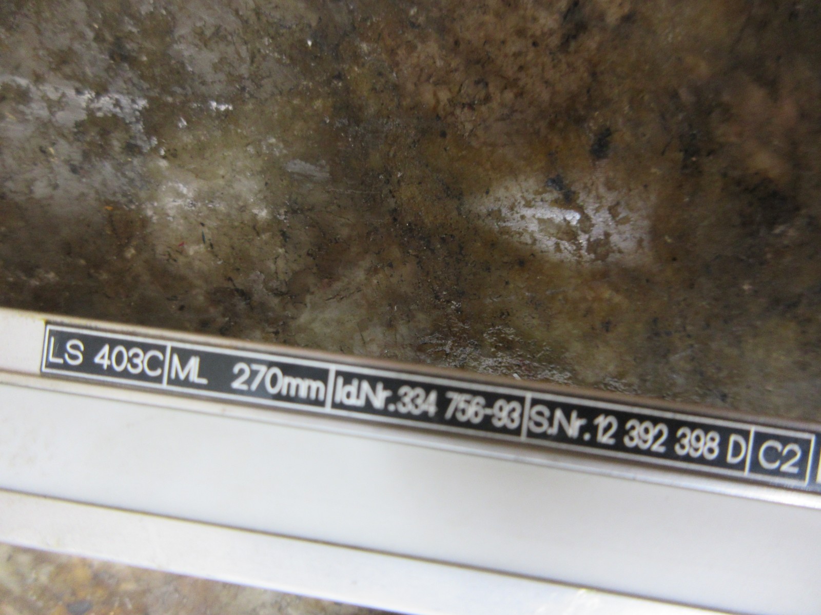 HEIDENHAIN LS403 ML 270MM ID NR 334 756-93 LINEAR SCALE GLASS ENCODER