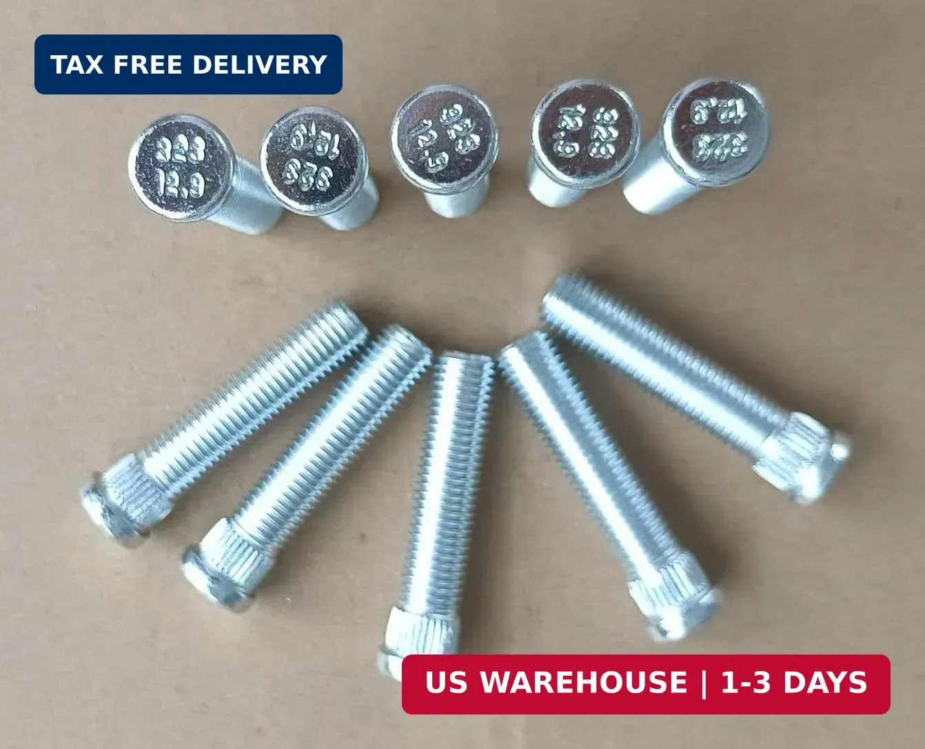 10PCS 1/2″ Longer Than Stock Wheel Stud Lug Bolt Fits for 1982-2004 Chevy S10 S-