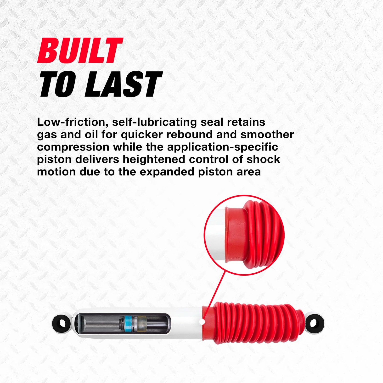 Rancho RS5000X Suspension Shock Absorber RS55328 New Open Box White