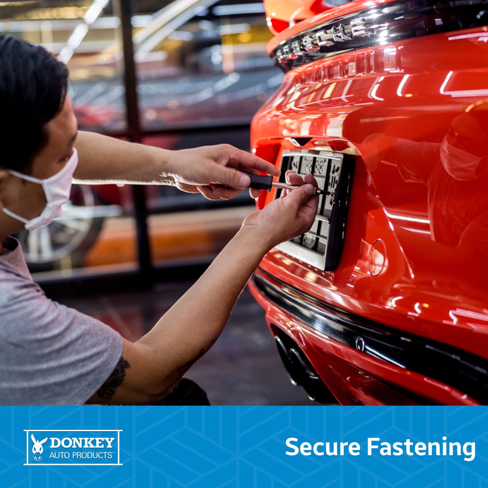 License Plate Screws – Slotted Hex Head – Metric – 6mm x 16mm (100 per box)