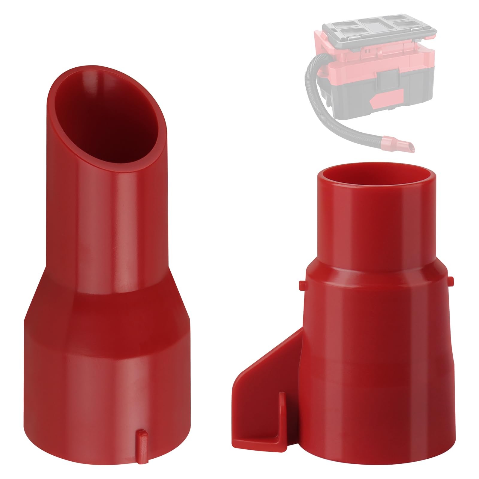 2 Pcs Vacuum Hose Adapter Fit for M-18 0970-20 14-37-0105, 14-37-0016, Red