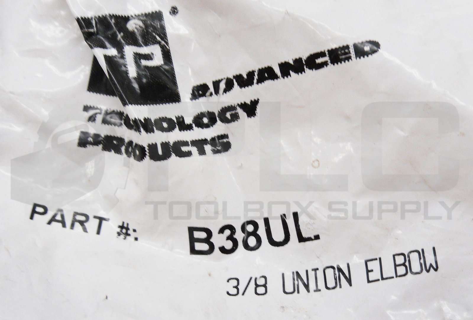 SEALED NEW BAG OF 10 ADVANCED TECHNOLOGY PRODUCTS B38UL 3/8″ UNION ELBOWS