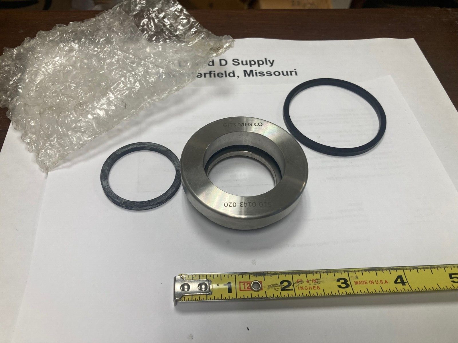 GITS 510-0143-020, Shaft Seal, 1-7/16″ ID, 2.50″ OD