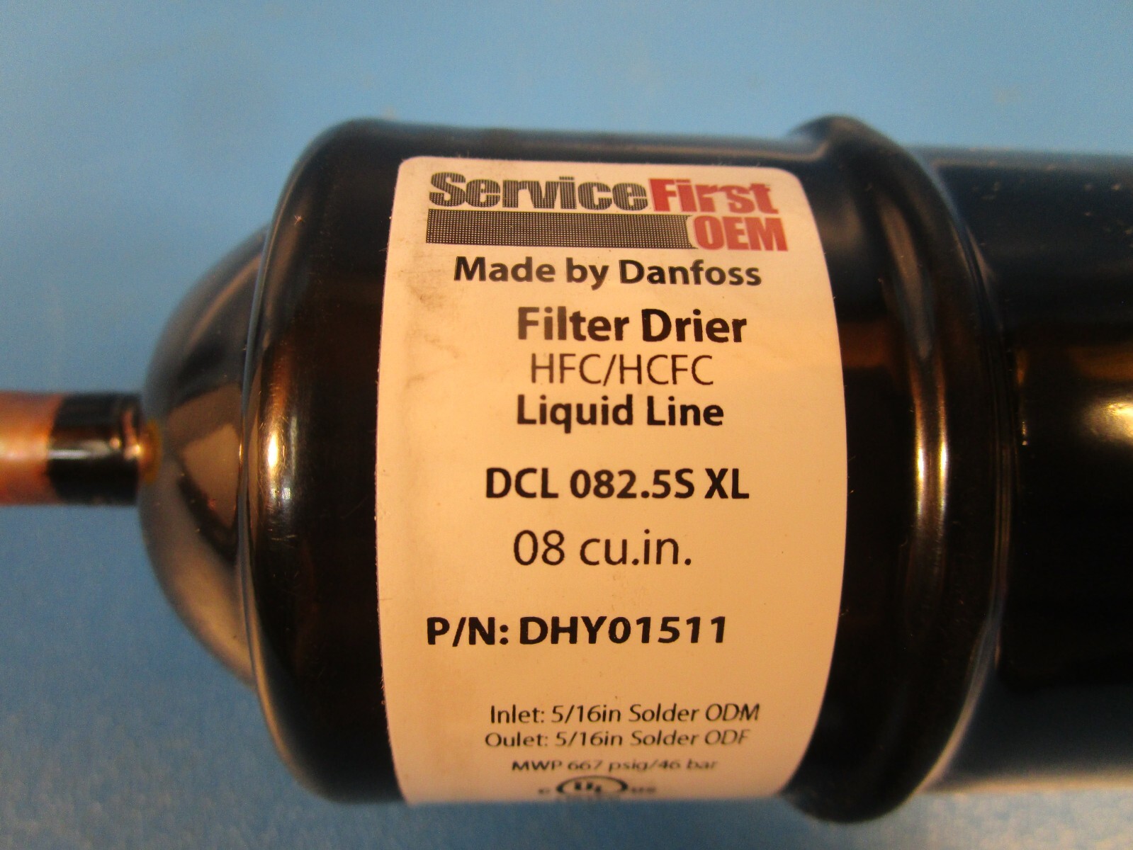 Service First DCL-082.5S-XL, Liquid Line Filter Drier