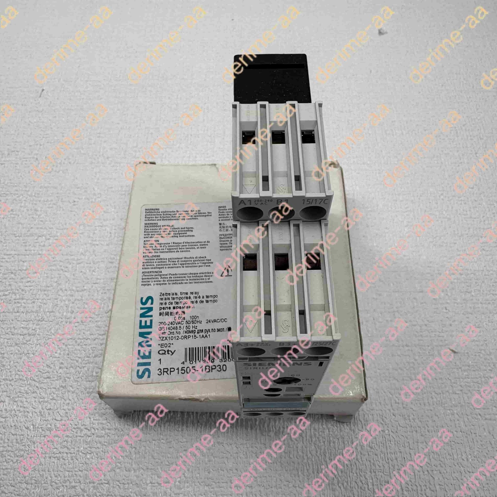 SIEMENS 3RP1505-1BP30 Time relay#1pcs new in box
