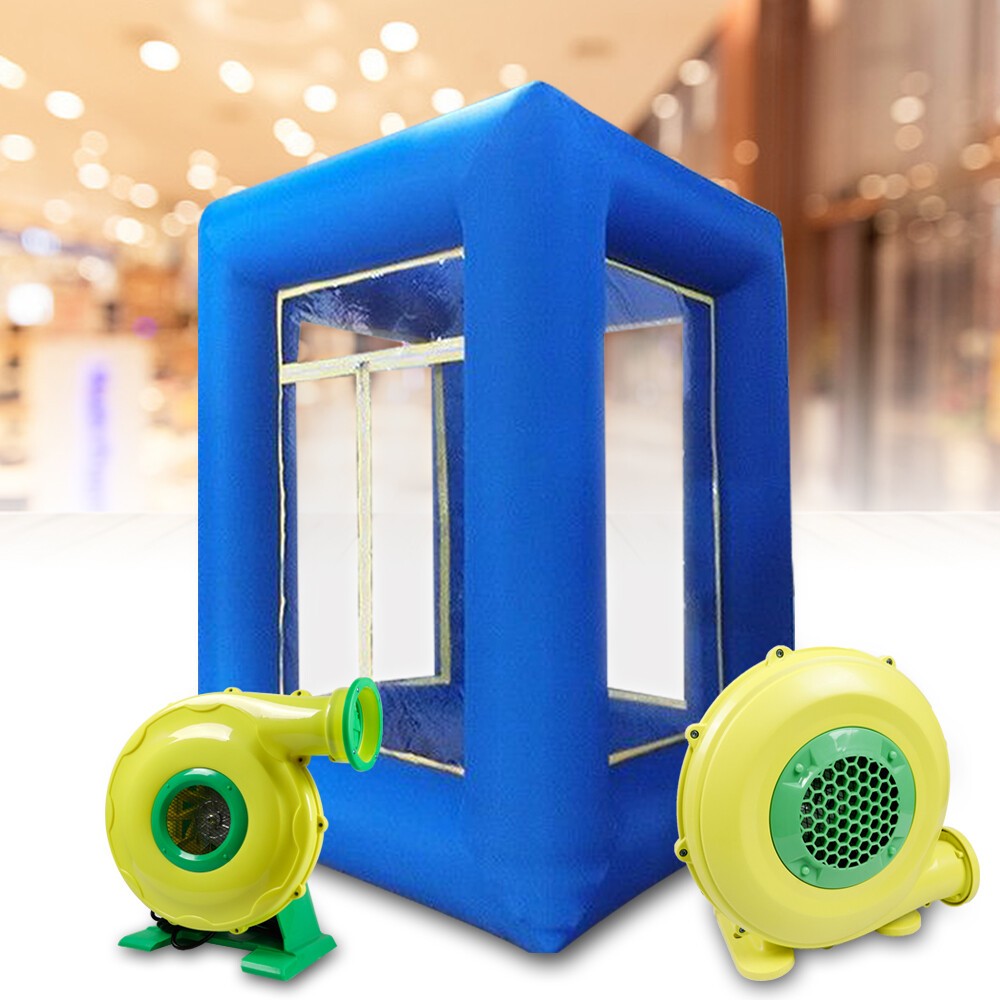 9ft/2.5m Inflatable Cash Cube Machine Money Machine Booth w/Blower for Promotion