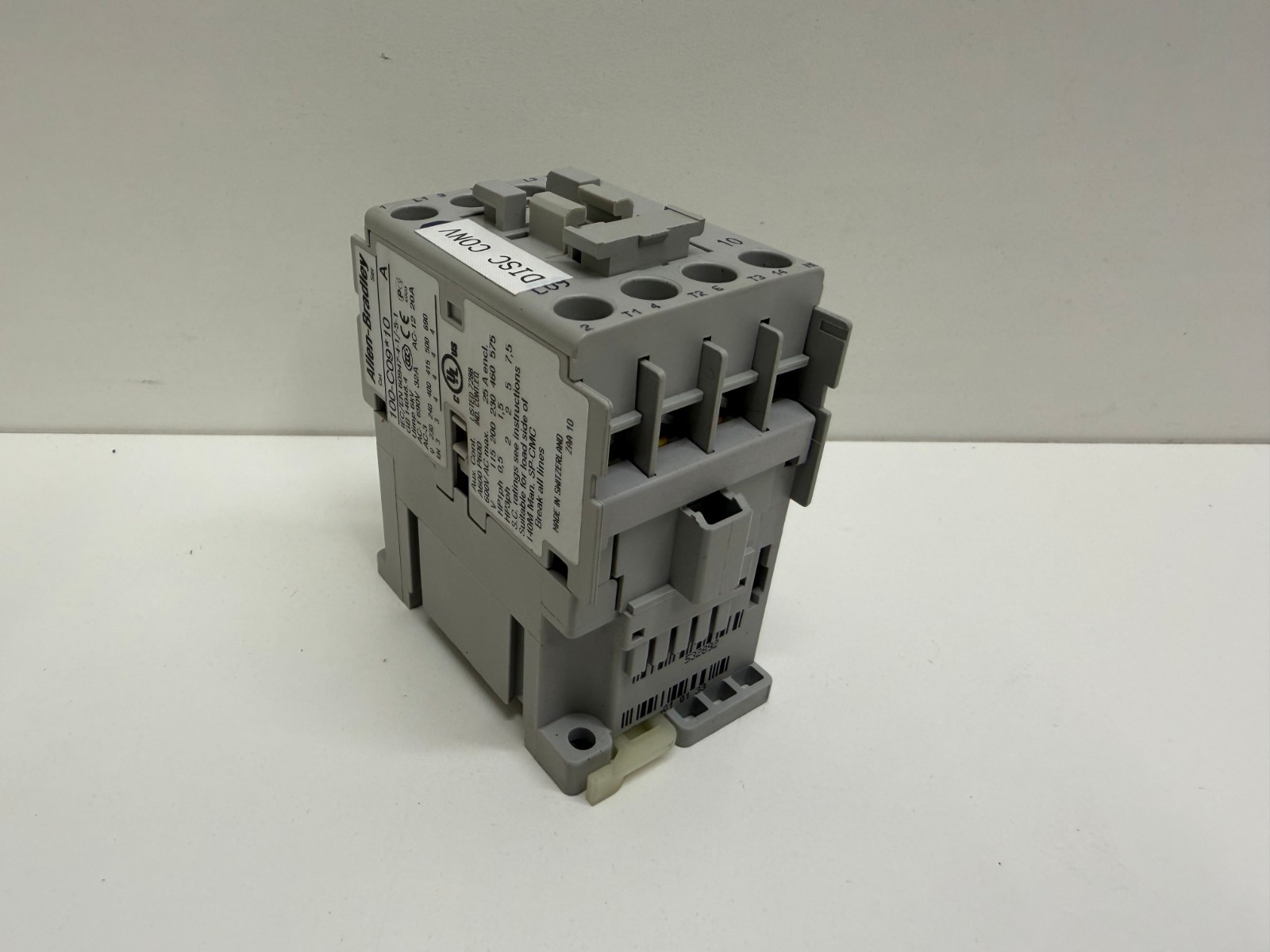 GOOD USED! ALLEN-BRADLEY 32A 600V SER.A CONTACTOR RELAY 100-C09*10