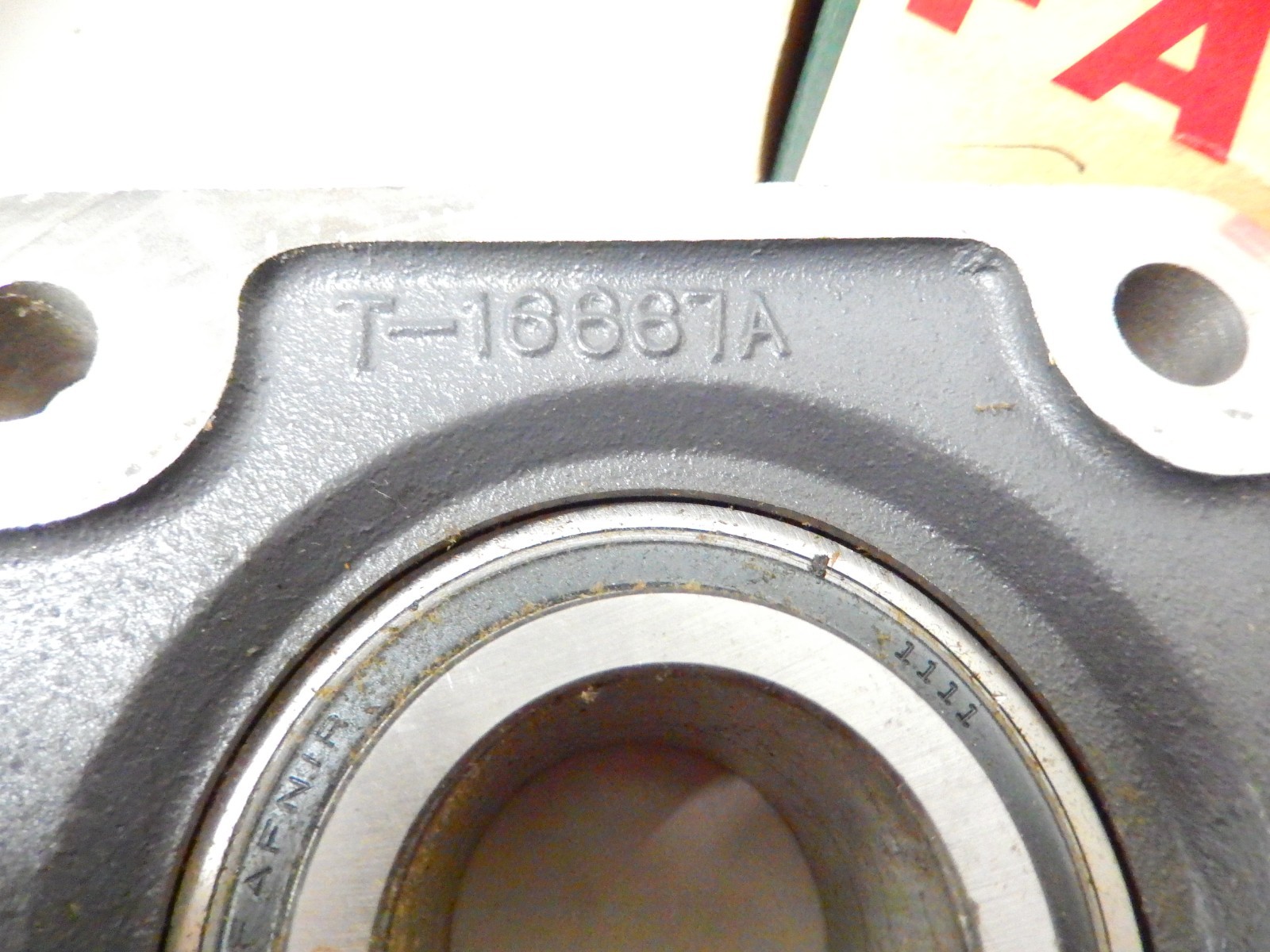 Fafnir RCJ 1 11/16 Flange Bearing 4 Bolt Mount With Collar 1-11/16″ Bore