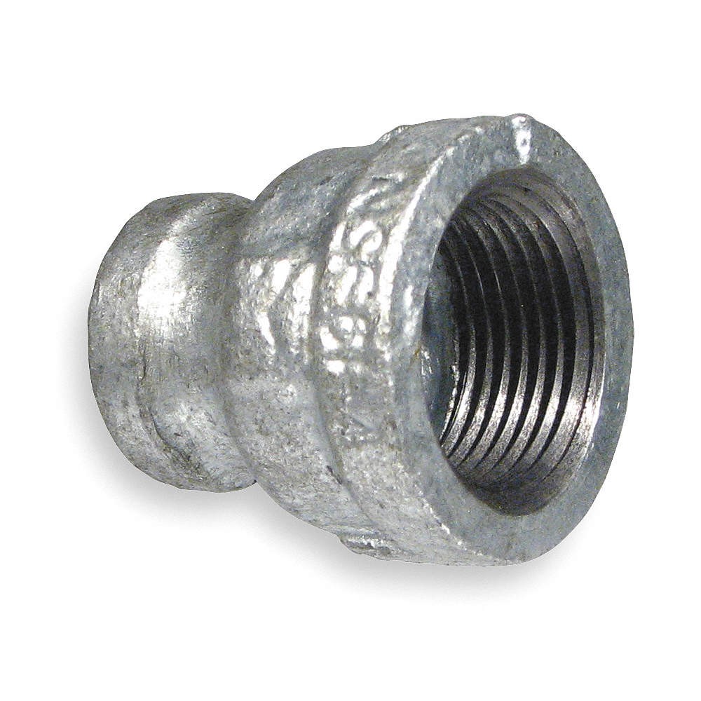 GRAINGER APPROVED 5P938 Coupling, Malleable Iron, 1 1/4 x 1/2 in 5P938