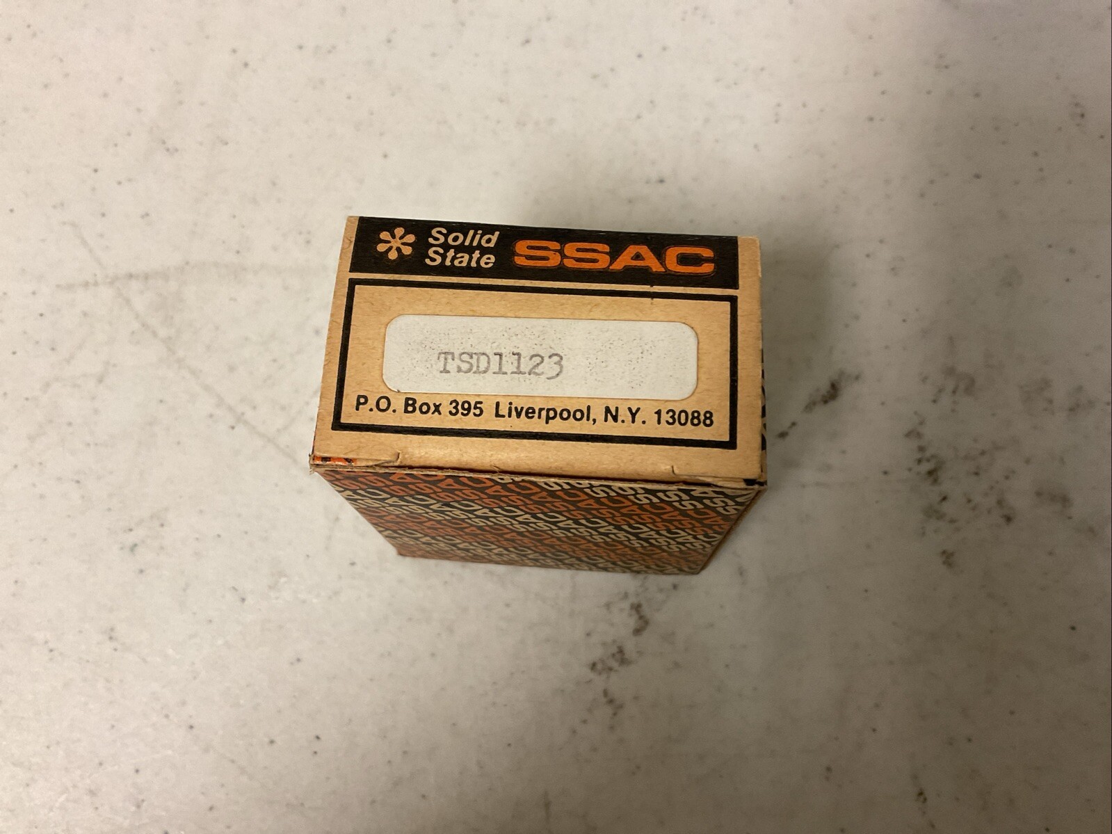 NEW, SSAC TSD1123 12DC 2684S30 SOLID STATE TIMER, 12VDC / 1 AMP, FREE SHIPPING