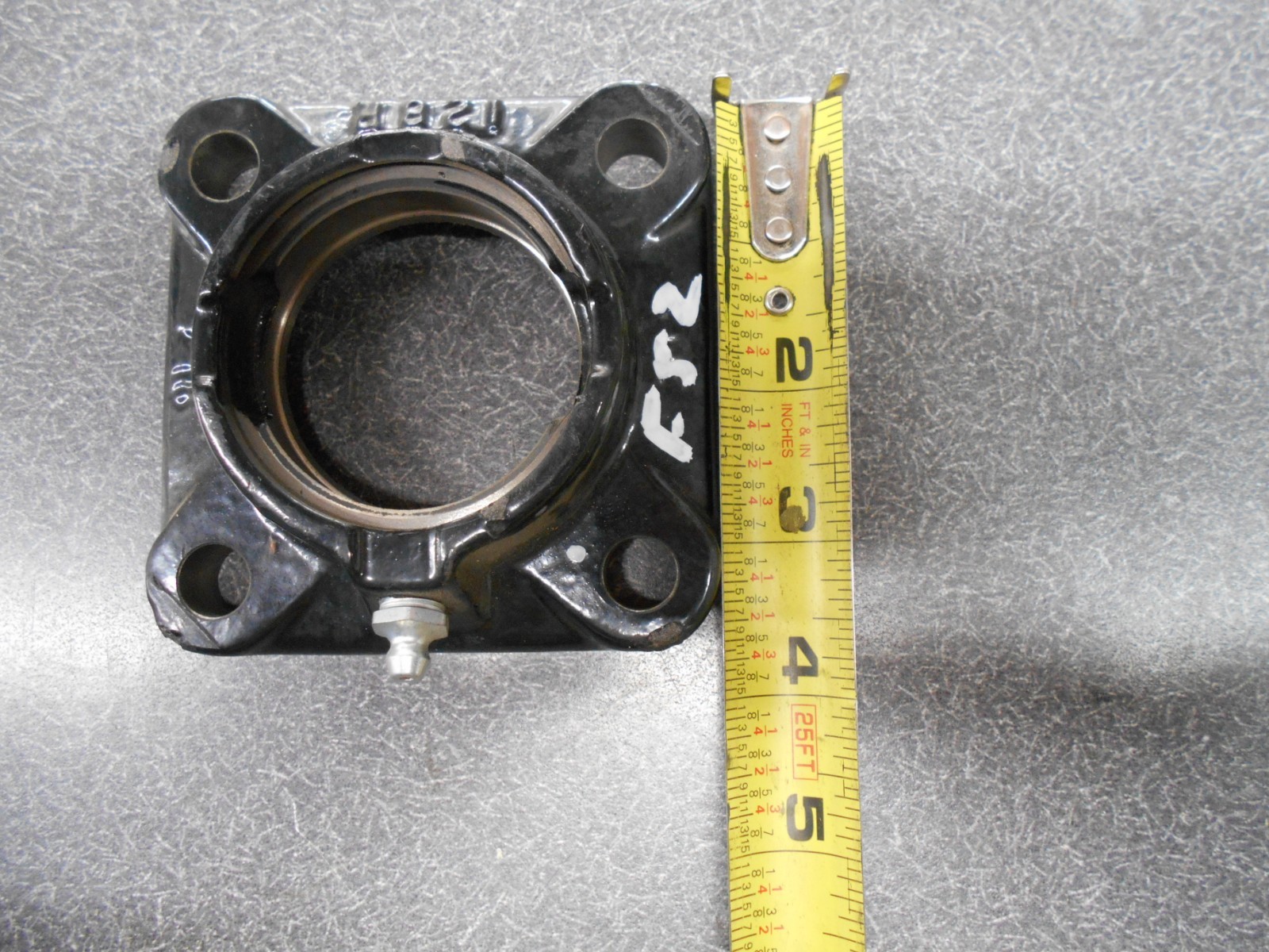 Burns/Tisco 52mm 4-Bolt Greasable Bearing Flange. F52-R. NEW!
