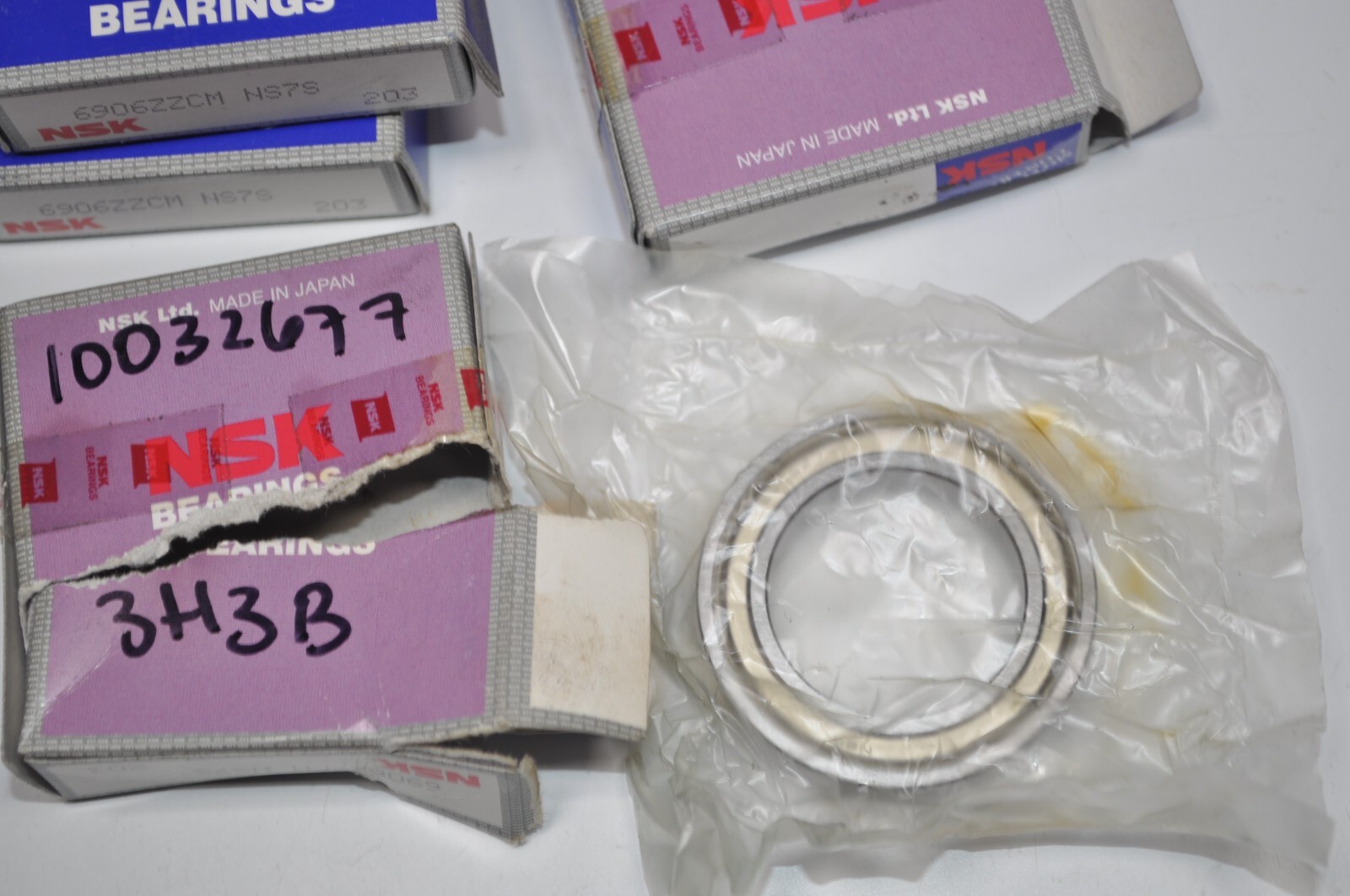 Lot of 6 NEW NSK 6906ZZCM NS7S Shielded Deep Groove Bearings