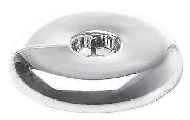 Pasco 2860 1-1/2 IPS Floor and Ceiling Plate in Chrome Plated Plastic