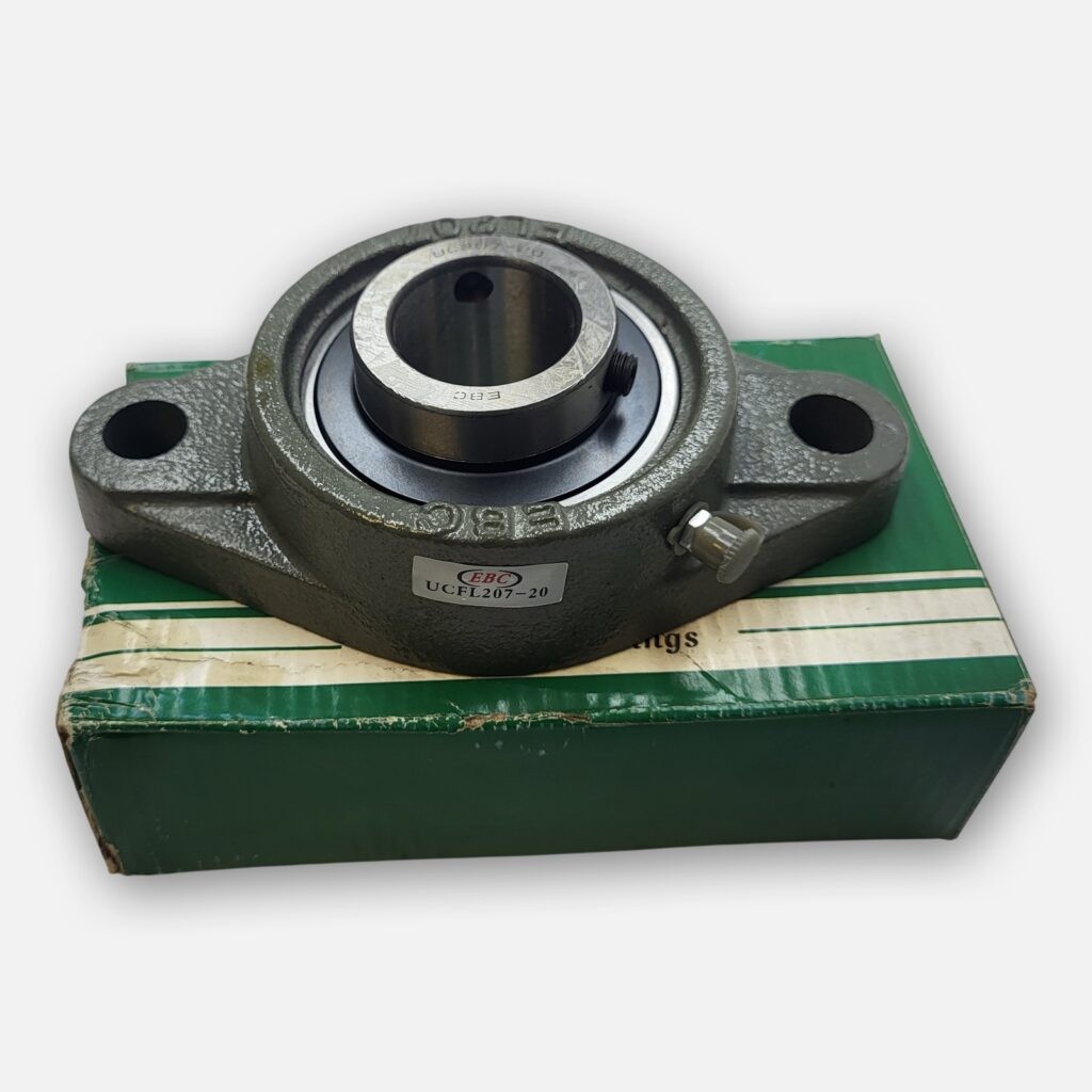 NEW EBC UCFL207-20 2 BOLT FLANGE BALL BEARING 1-1/4” *READ*