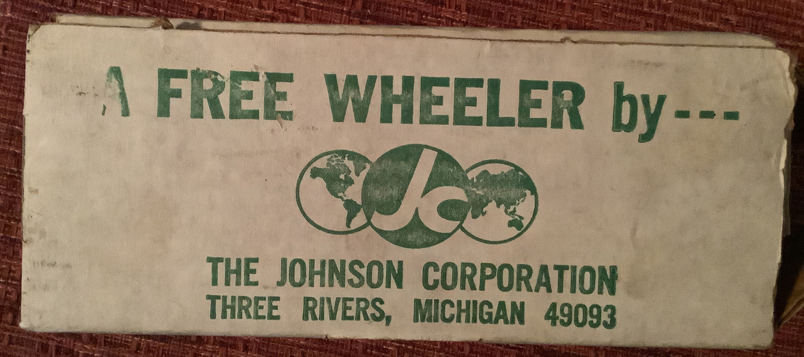 NEW OLD STOCK JOHNSON CORP 1” FREE WHEELER ROTARY JOINT VALVE TYPE: W 3300