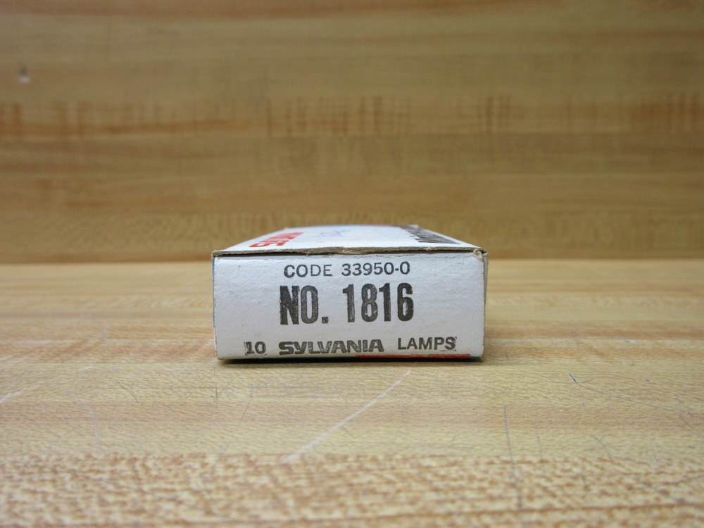 Sylvania 1816 GTE Miniature Lamp (Pack of 10)