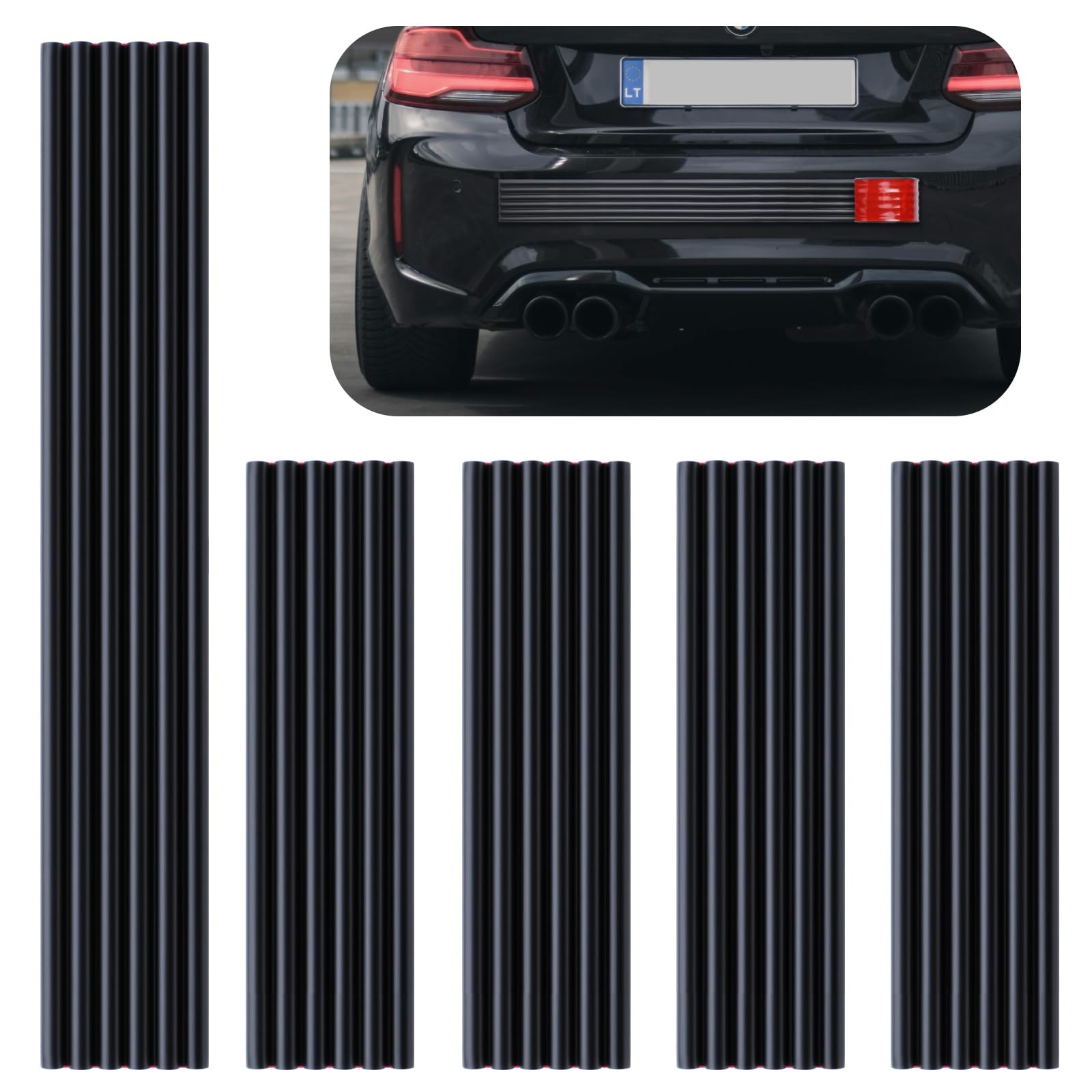 DIY Car Bumper Protector Guard, Strong Self Adhesive Rubber Rear Front Bumper…
