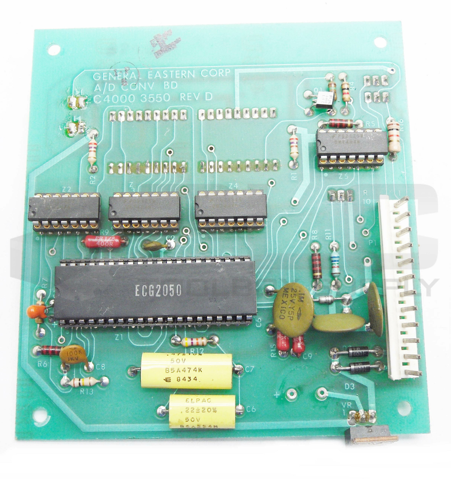 GENERAL EASTERN C4000 3550 A/D CONV BOARD REV D