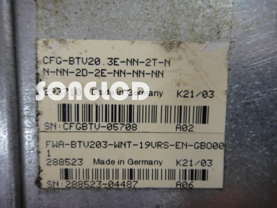 1PCS CFG-BTV20.3E-NN-2T-NN-NN-2D-2E-NN-NN-NN 90days warranty via DHL or FedEx