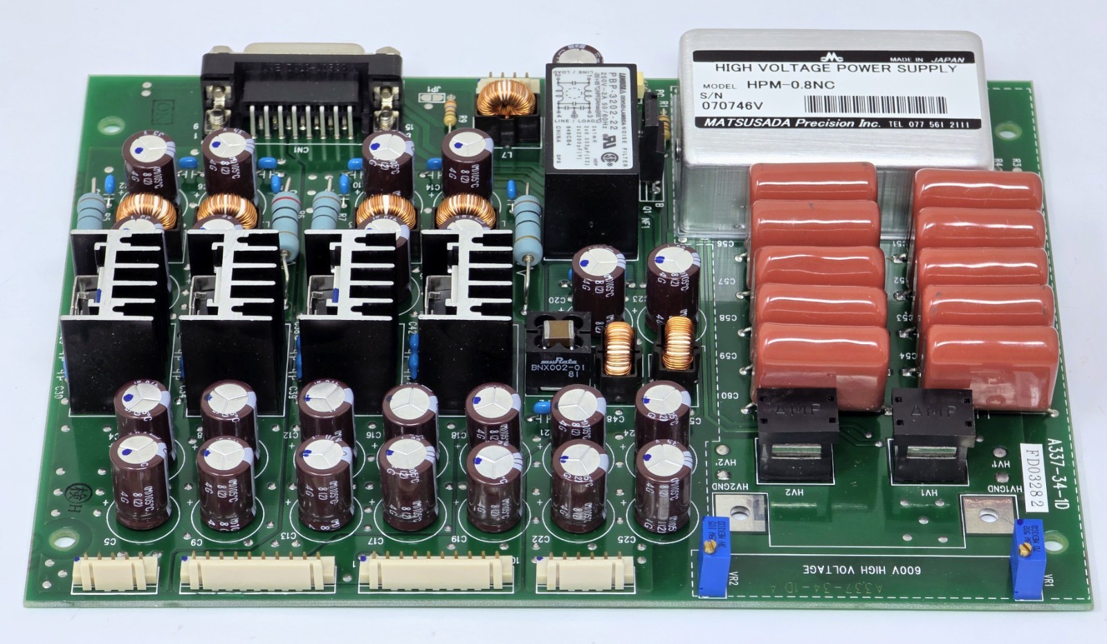 Densei-Lambda PBP-3202-22 Matsusada HPM-0.8NC Power Supply A337-34-1D