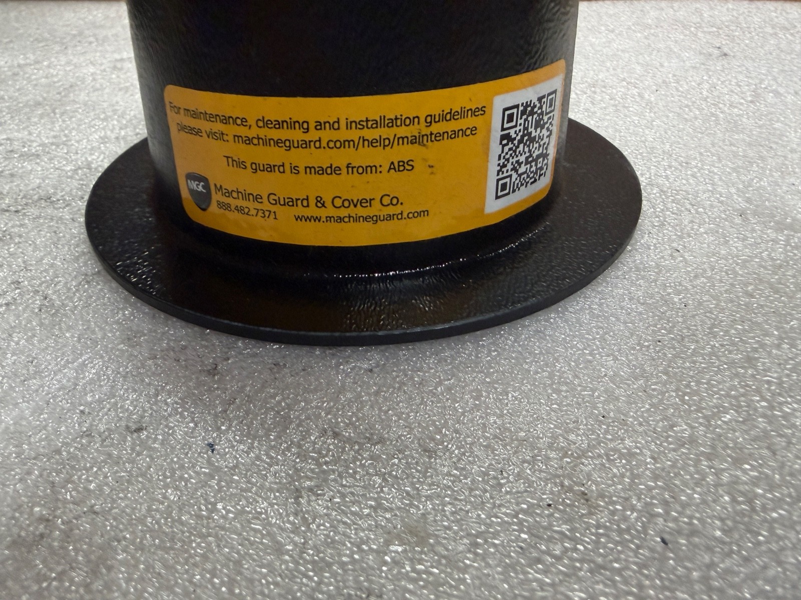 Machine Guard & Cover Co. Part no. 3BOSKML206-BL bearing flanged Saftey cover