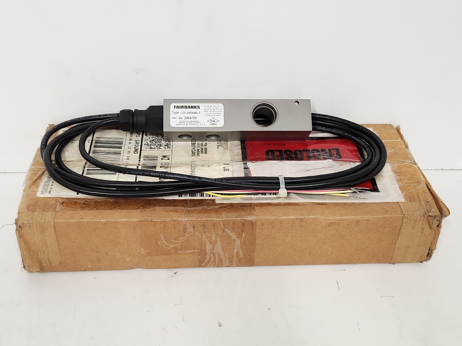 NEW OLD STOCK! FAIRBANKS LOAD CELL LCF-HR4060-3