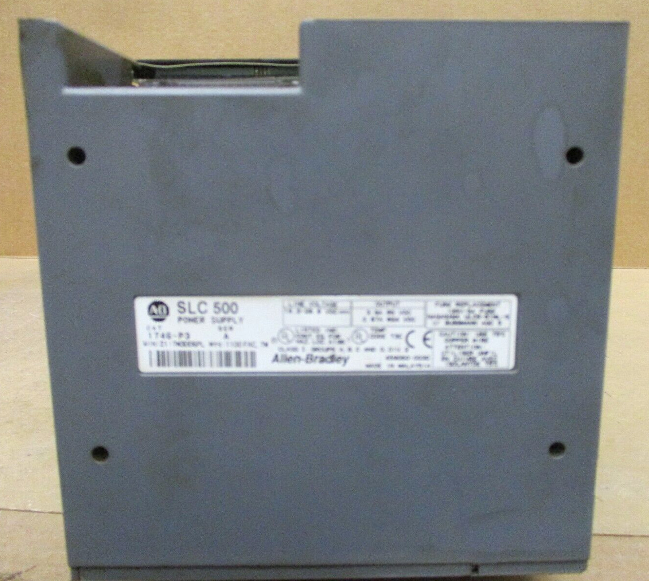 Allen-Bradley SLC 500 1746-P3 Ser A SLC 5/04 CPU 1747-L542 48677GN