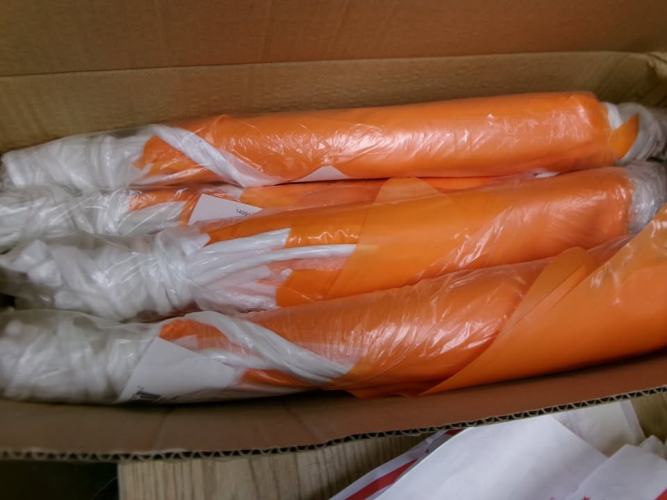 ORANGE PENNANT FLAGS #14991-45-0 – 60FT LENGTH PER UNIT Lot of TWO (2) #