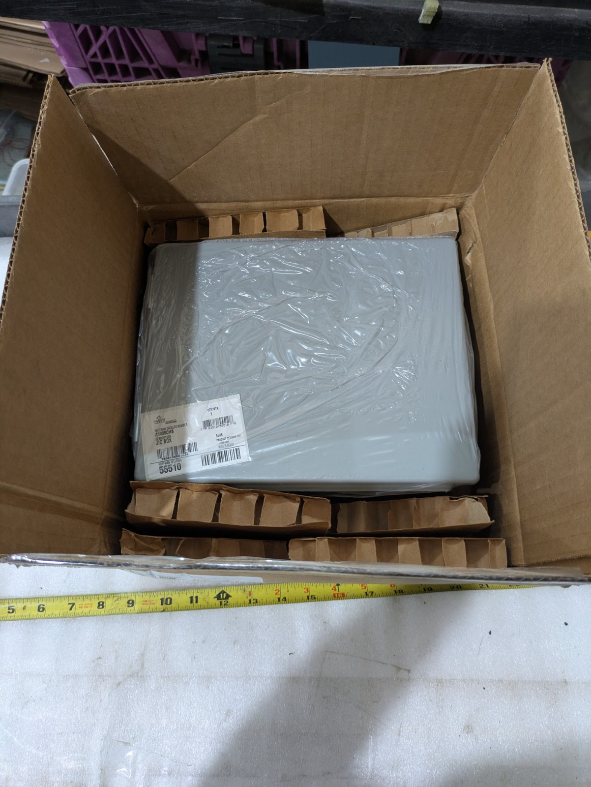 Hoffman A1008CHS Steel Enclosure 10x8x4 NEMA 12/13 Hinged Solid Cover