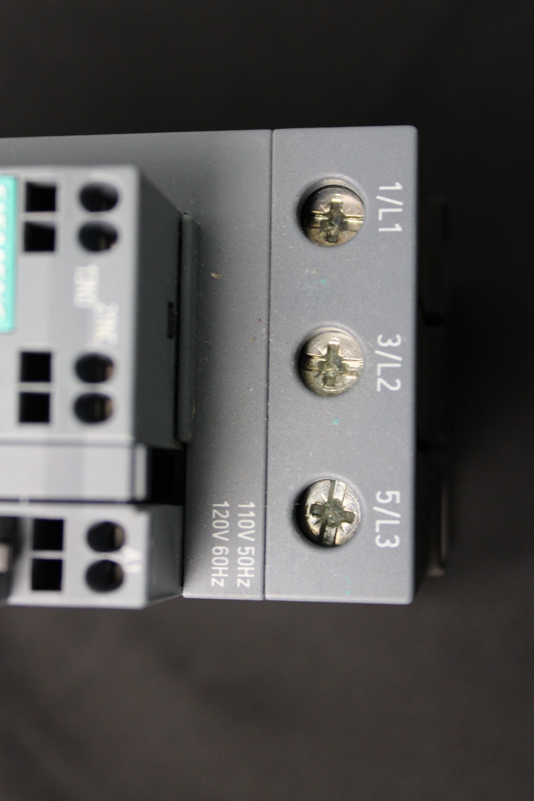 SIEMENS CONTACTOR 3RT2038-3AK60 110v/120v 3RT293-61BC00 SURGE SUPRES INSTALLED