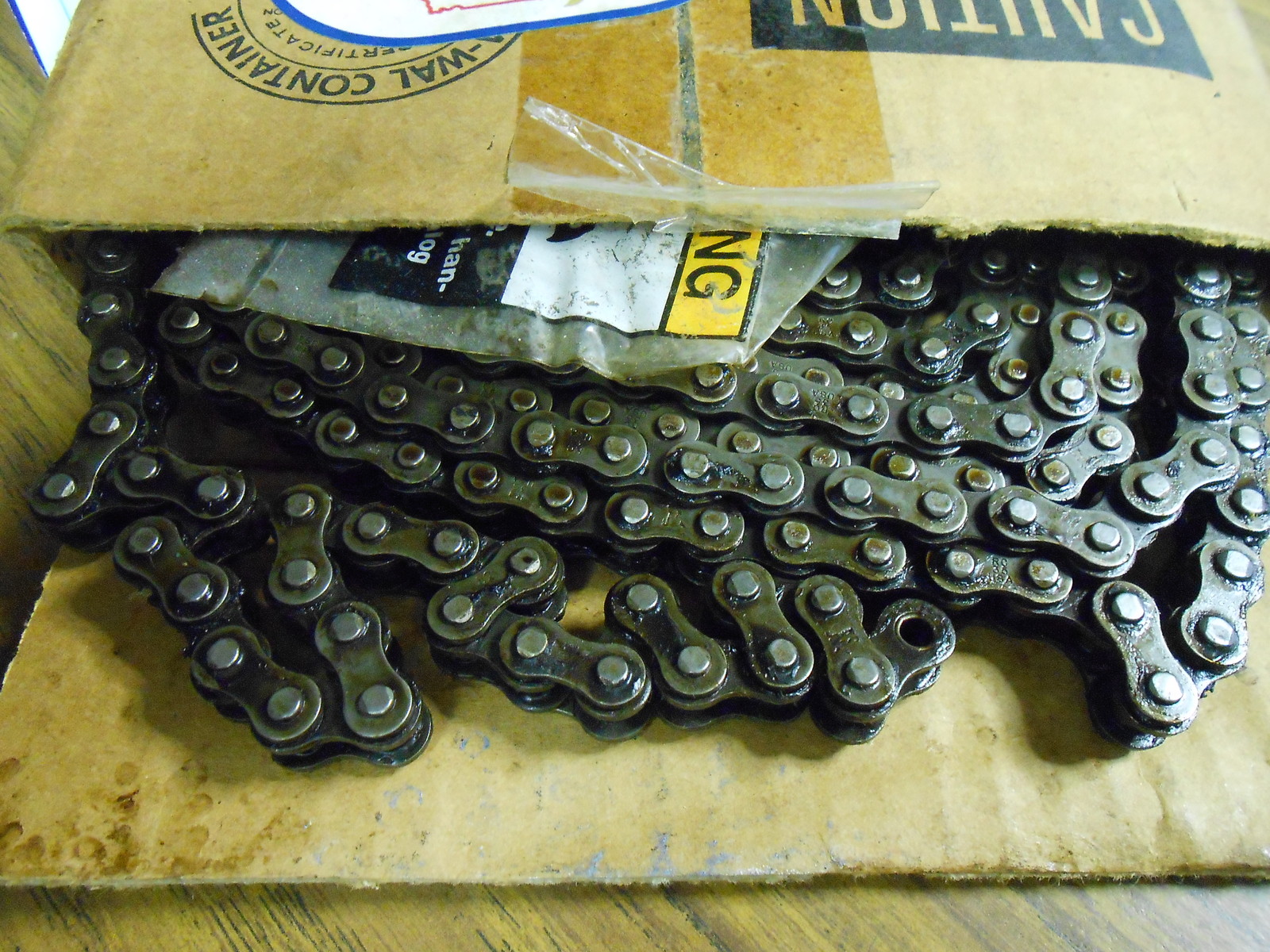 * NIB LINK-BELT RIVITED ROLLER CHAIN 10′ RC 35 R35R108X ………. WG-260