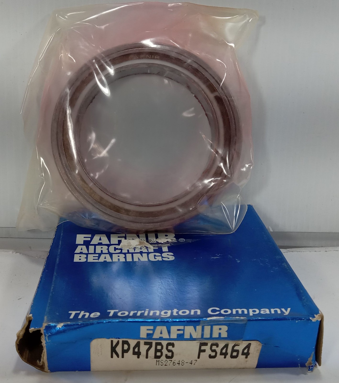 1 NEW FAFNIR KP47BS FS464 1 ROW AIRFRAME CONTROL BALL BEARING NIB **MAKE OFFER**