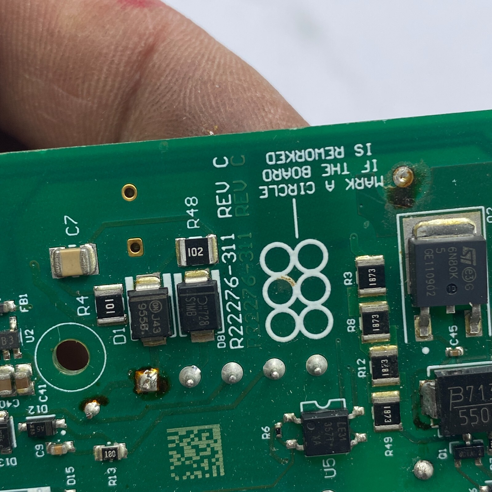 Circuit Boards R22276-398-011-0 1918 PROTOC1 0000071/ R22276-311 REV C🔔