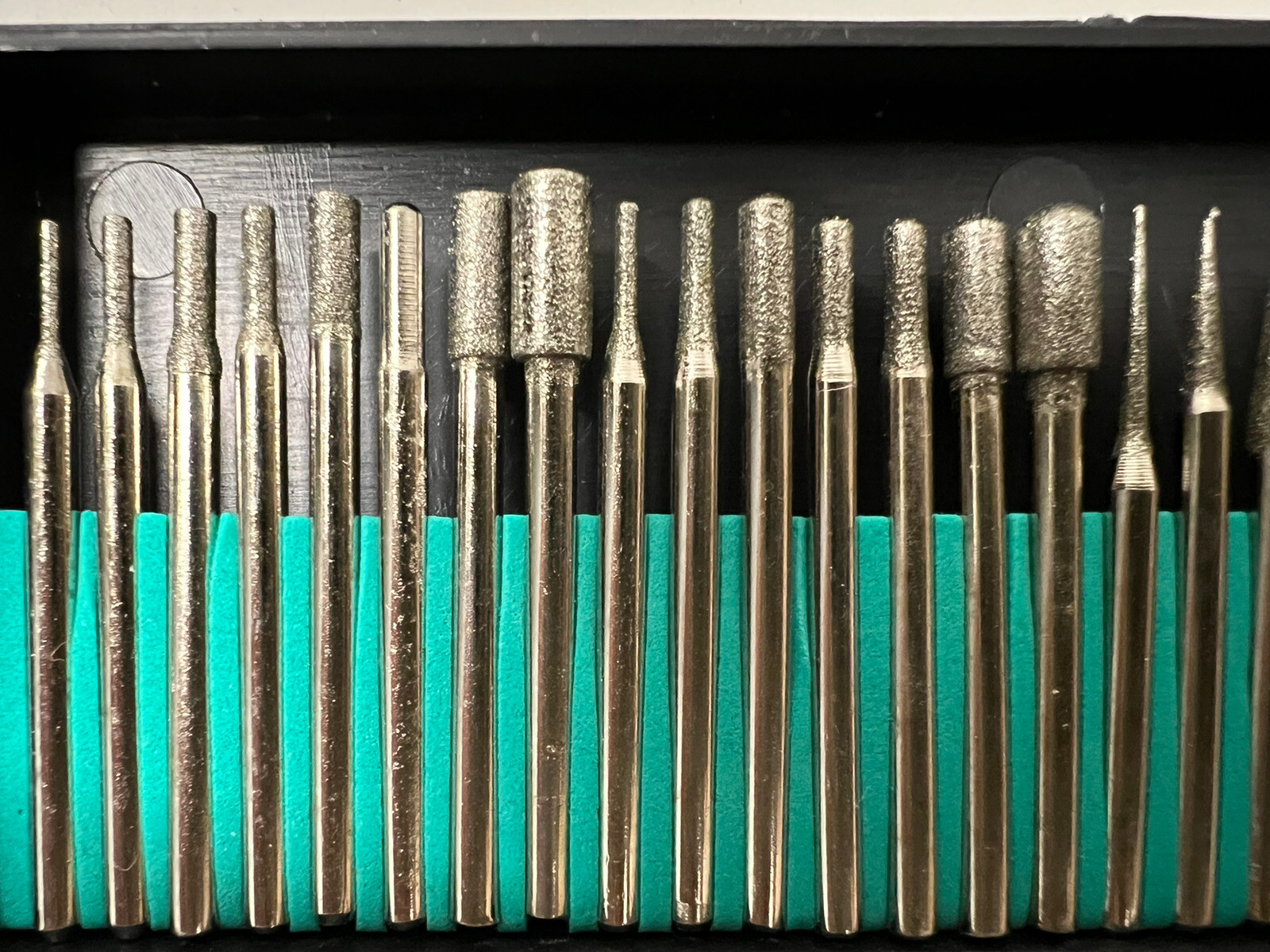30Pcs 3mm burr bits head grinding needle carving polishing drill