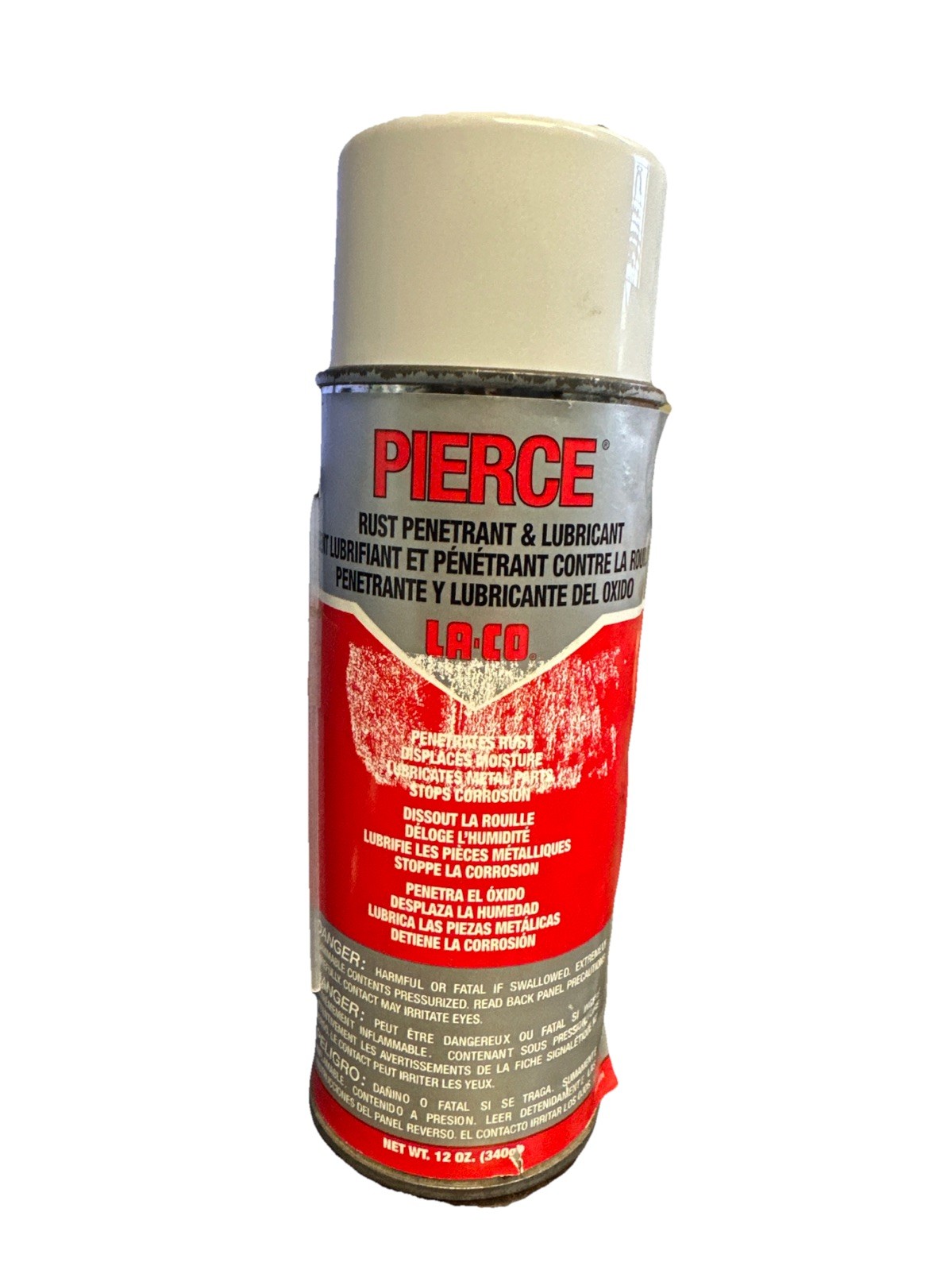 LA-CO Pierce Rust Remover, Penetrant, Lubricant 12 Oz Aerosol, Each