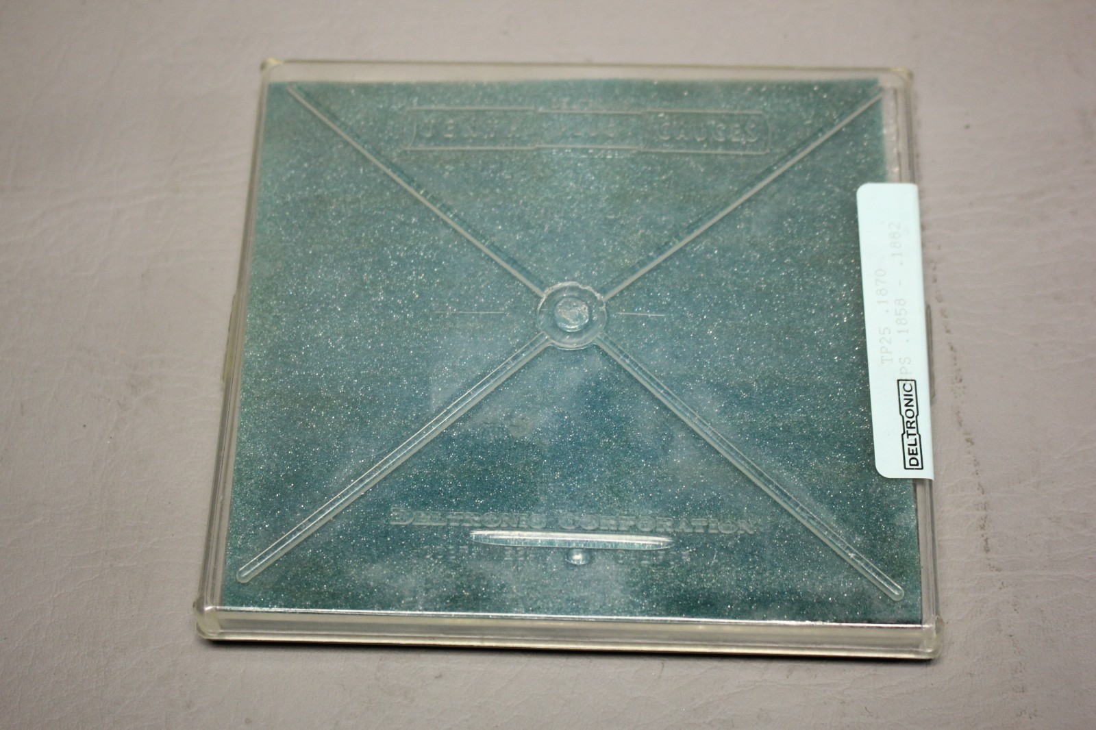 NEW OLD STOCK DELTRONIC PIN GAGE SET TP25 .1870 .1858 – .1882