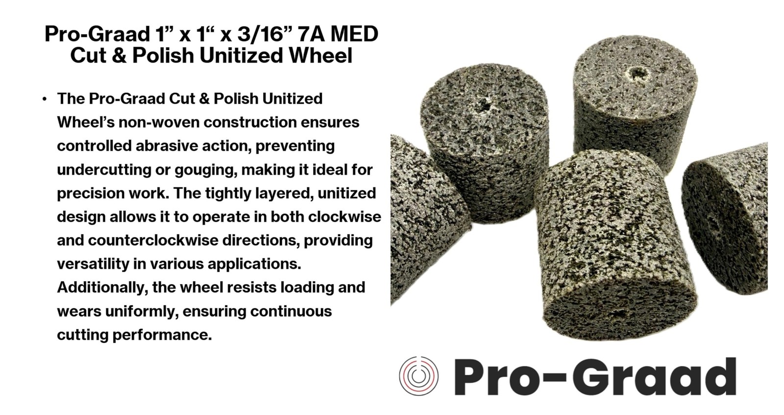 Pro-Graad Cut & Polish Unitized Wheel