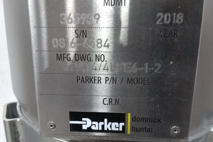 Parker 4LFE6-1-2 2 In NPT Connection 150 Max PSI 30 GPM Filter Housing